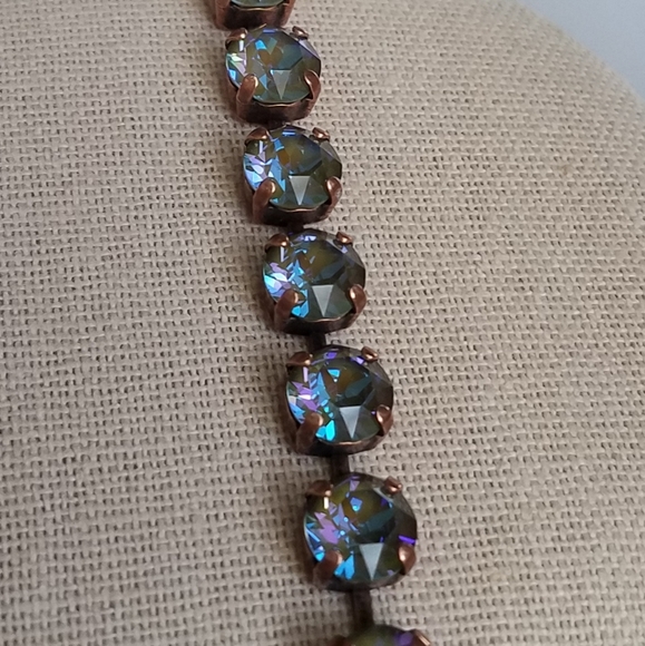 Austrian Crystal Bracelet in Copper - Picture 6 of 8